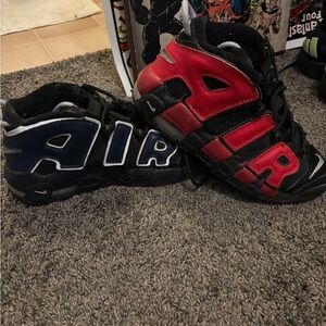 Nike Kids Red and Black Air Sneakers